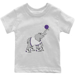 Jordan 3 Dark Iris Sneaker Match Tees Juggling Elephant Sneaker Tees Jordan 3 Dark Iris Sneaker Release Tees Kids Shirts