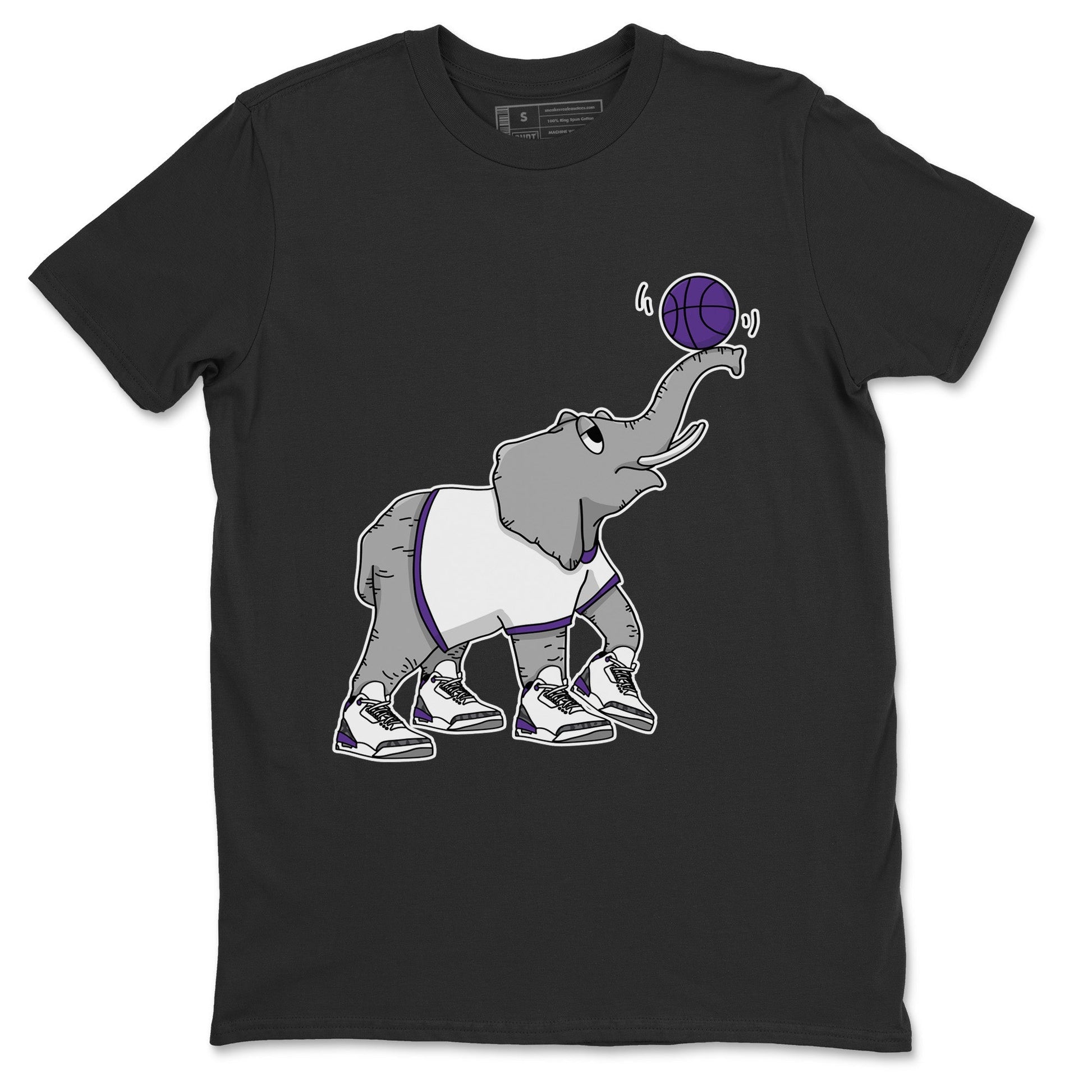 Jordan 3 Dark Iris Sneaker Match Tees Juggling Elephant Sneaker Tees Jordan 3 Dark Iris Sneaker Release Tees Unisex Shirts
