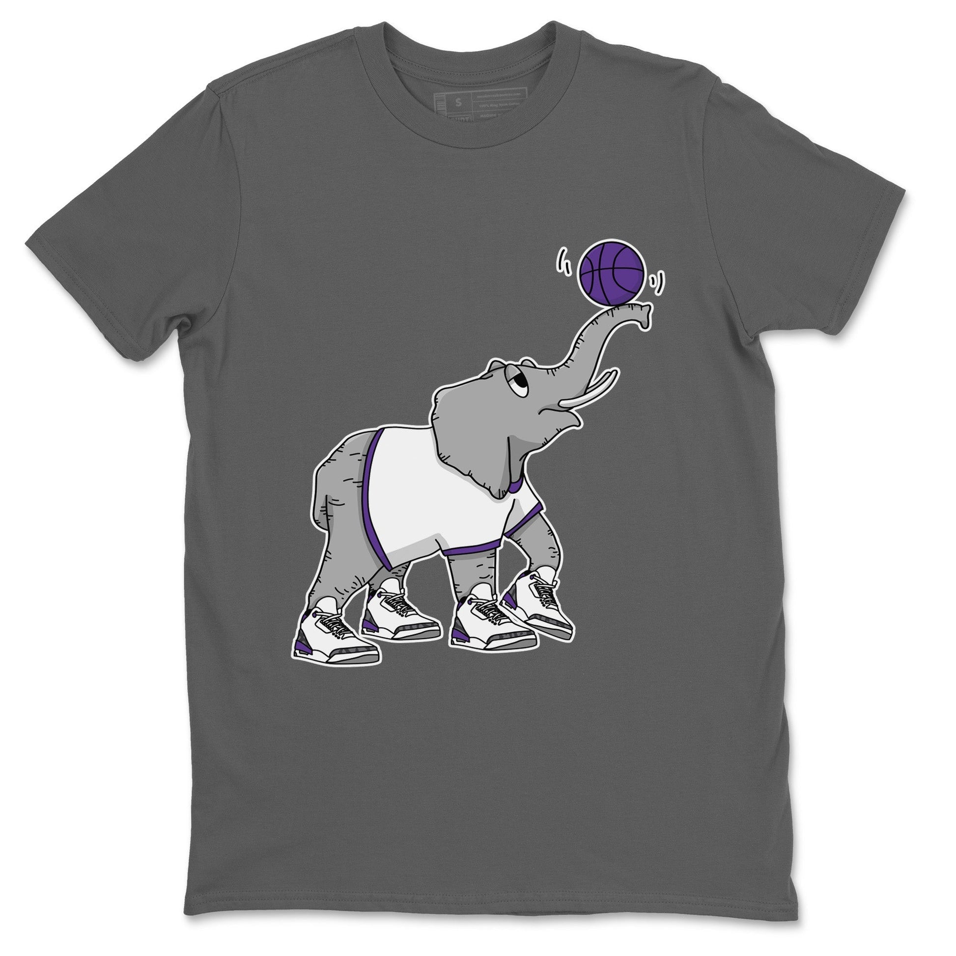 Jordan 3 Dark Iris Sneaker Match Tees Juggling Elephant Sneaker Tees Jordan 3 Dark Iris Sneaker Release Tees Unisex Shirts