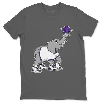 Jordan 3 Dark Iris Sneaker Match Tees Juggling Elephant Sneaker Tees Jordan 3 Dark Iris Sneaker Release Tees Unisex Shirts