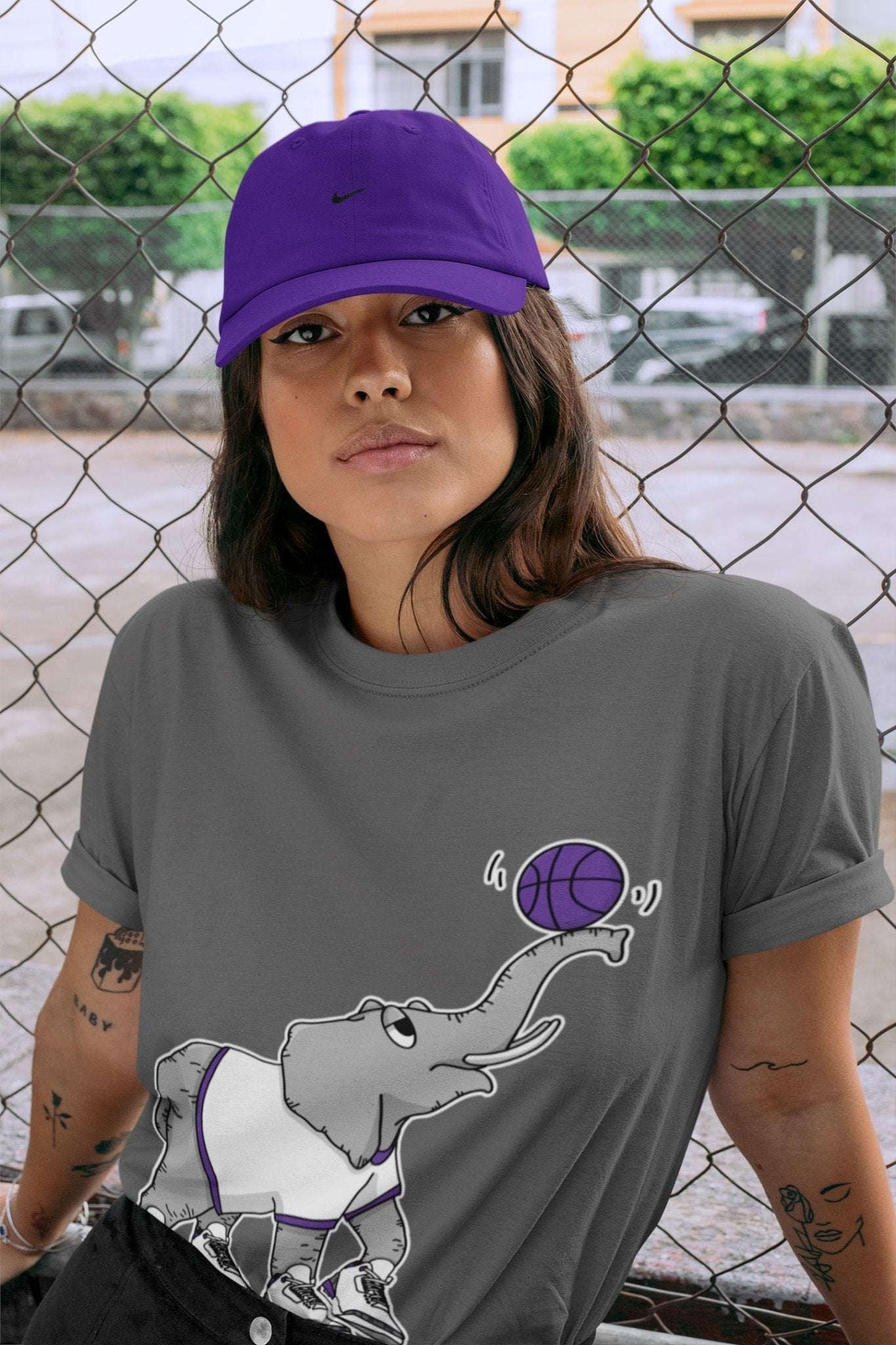Jordan 3 Dark Iris Sneaker Match Tees Juggling Elephant Sneaker Tees Jordan 3 Dark Iris Sneaker Release Tees Unisex Shirts