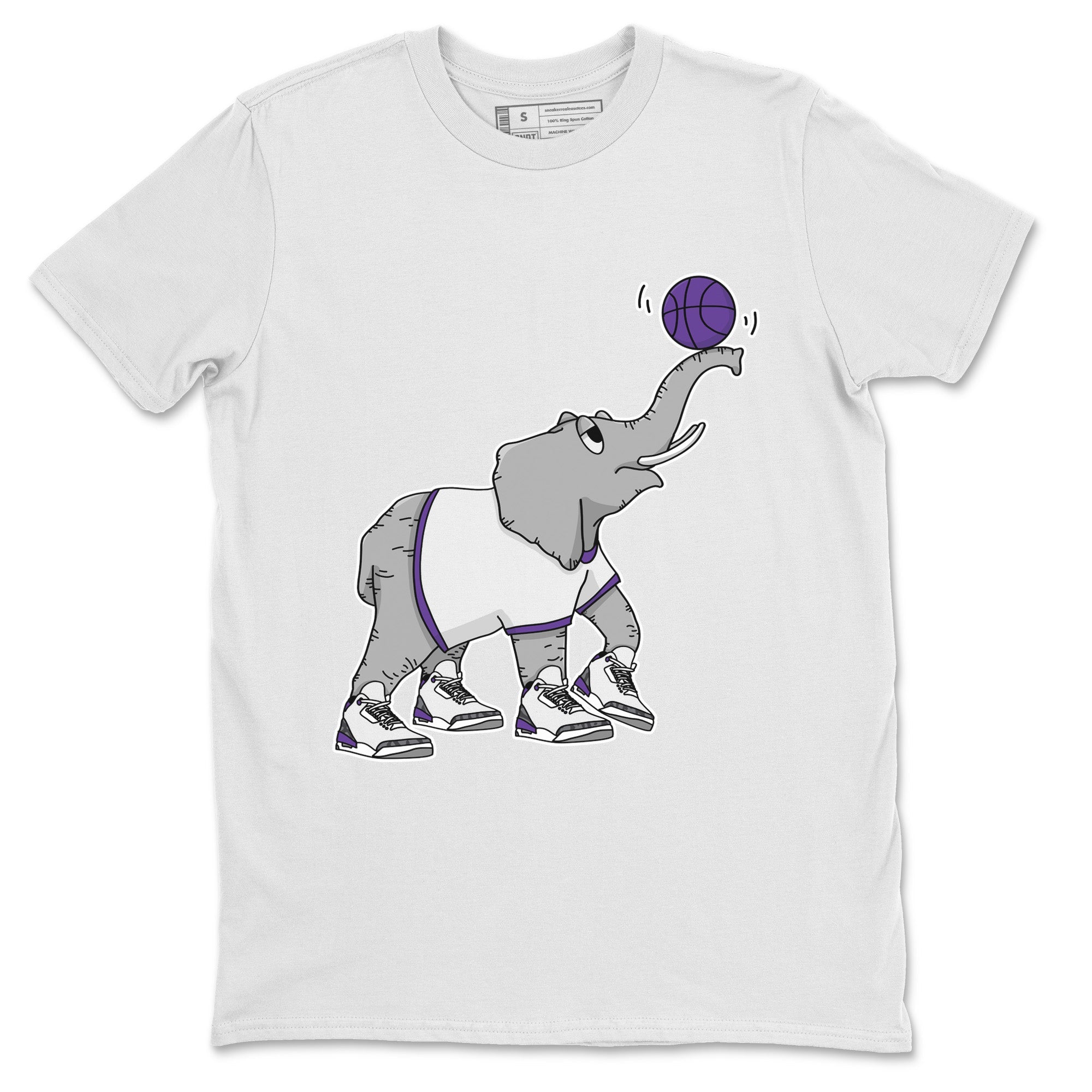 Jordan 3 Dark Iris Sneaker Match Tees Juggling Elephant Sneaker Tees Jordan 3 Dark Iris Sneaker Release Tees Unisex Shirts