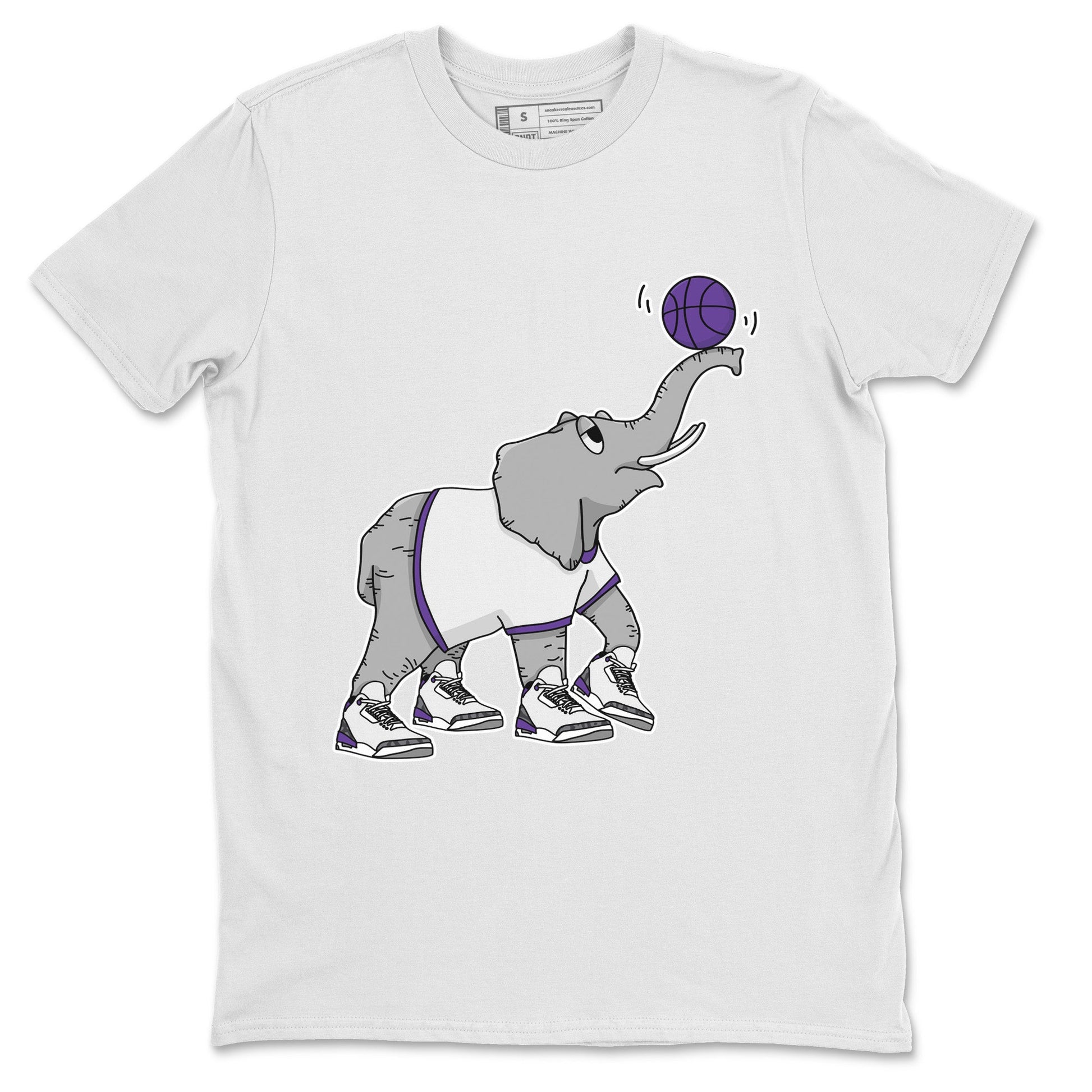 Jordan 3 Dark Iris Sneaker Match Tees Juggling Elephant Sneaker Tees Jordan 3 Dark Iris Sneaker Release Tees Unisex Shirts