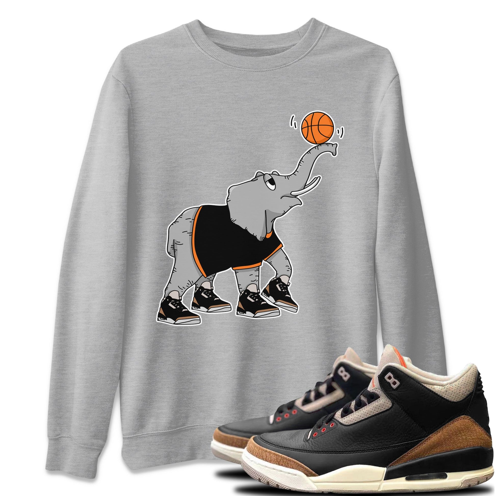 Jordan 3 Desert Elephant Sneaker Match Tees Juggling Elephant Sneaker Tees Jordan 3 Desert Elephant Sneaker Release Tees Unisex Shirts
