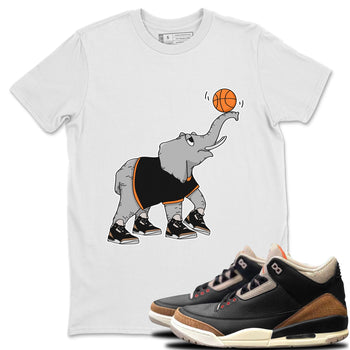 Jordan 3 Desert Elephant Sneaker Match Tees Juggling Elephant Sneaker Tees Jordan 3 Desert Elephant Sneaker Release Tees Unisex Shirts