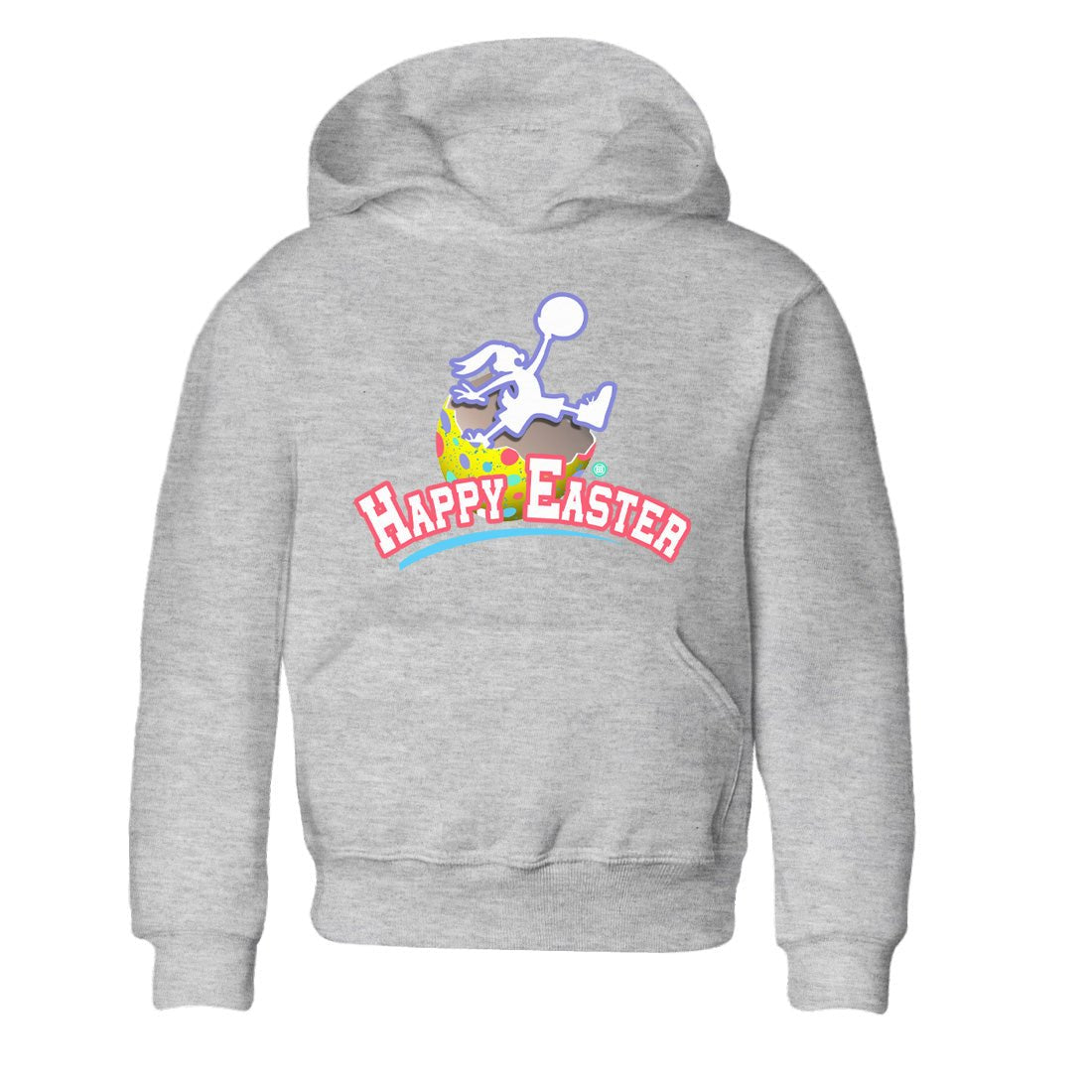 Dunk Easter Candy Sneaker Match Tees Jumpman Bunny Sneaker Tees Holiday Easter T-Shirt Sneaker Release Tees Kids Shirts Heather Grey 2