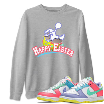Dunk Easter Candy Jumpman Bunny Crew Neck Sneaker Tees Holiday Easter T-Shirt Sneaker T-Shirts Washing and Care Tip