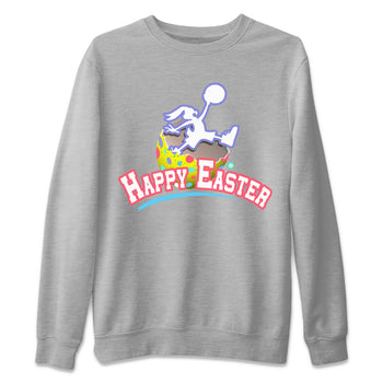 Dunk Easter Candy Sneaker Match Tees Jumpman Bunny Sneaker Tees Holiday Easter T-Shirt Sneaker Release Tees Unisex Shirts Heather Grey 2