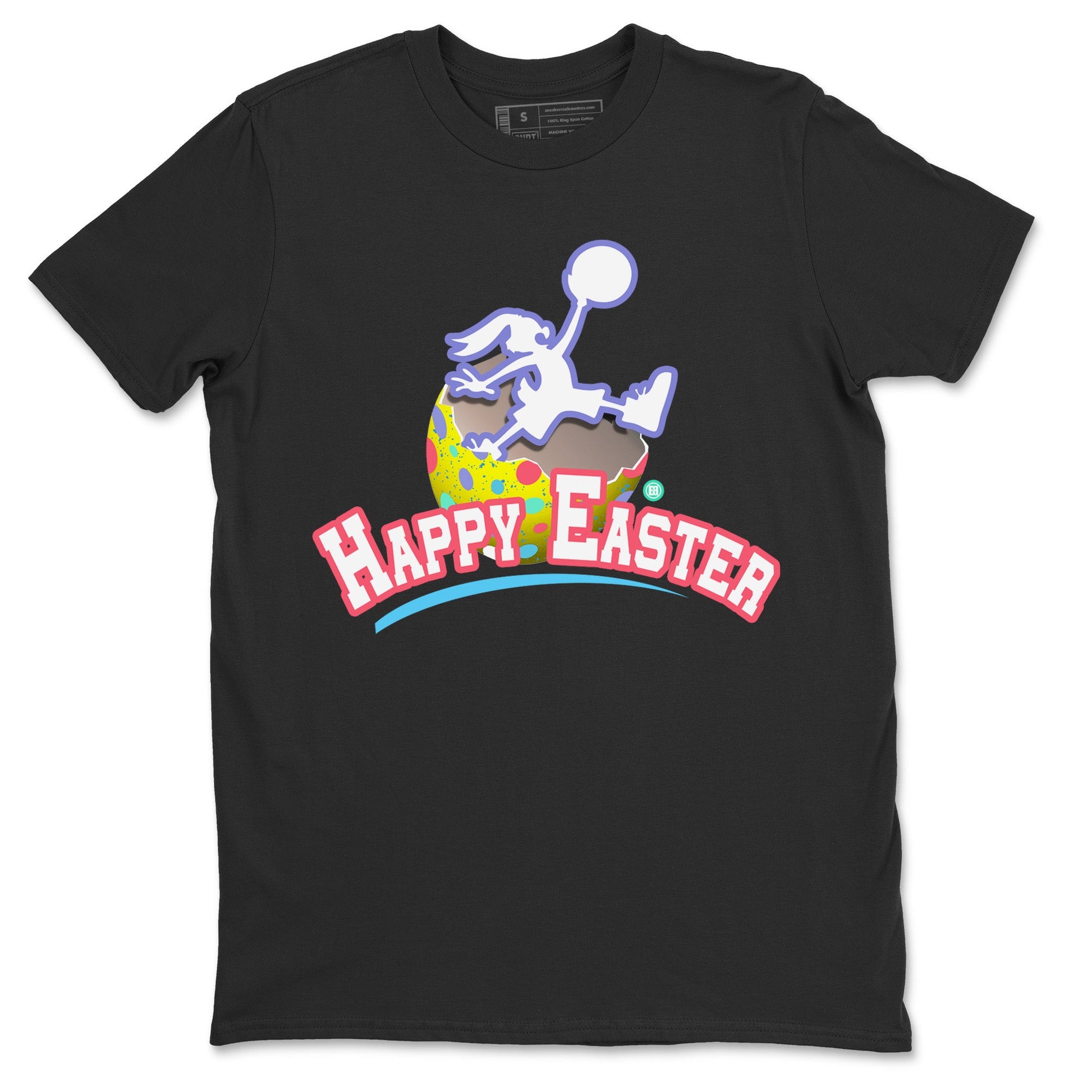 Dunk Easter Candy Sneaker Match Tees Jumpman Bunny Sneaker Tees Holiday Easter T-Shirt Sneaker Release Tees Unisex Shirts Black 2