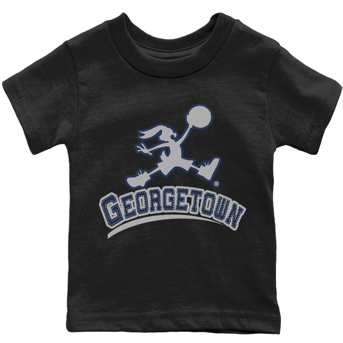 Jordan 6 Georgetown Sneaker Match Tees Jumpman Bunny Sneaker Tees Jordan 6 Georgetown Sneaker Release Tees Kids Shirts