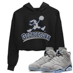 Jordan 6 Georgetown Sneaker Match Tees Jumpman Bunny Sneaker Tees Jordan 6 Georgetown Sneaker Release Tees Women's Shirts