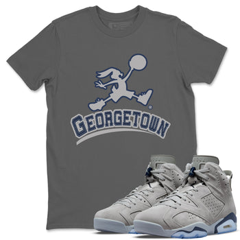 Jordan 6 Georgetown Sneaker Match Tees Jumpman Bunny Sneaker Tees Jordan 6 Georgetown Sneaker Release Tees Unisex Shirts