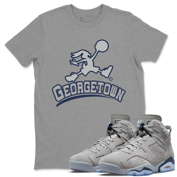 Jordan 6 Georgetown Sneaker Match Tees Jumpman Bunny Sneaker Tees Jordan 6 Georgetown Sneaker Release Tees Unisex Shirts