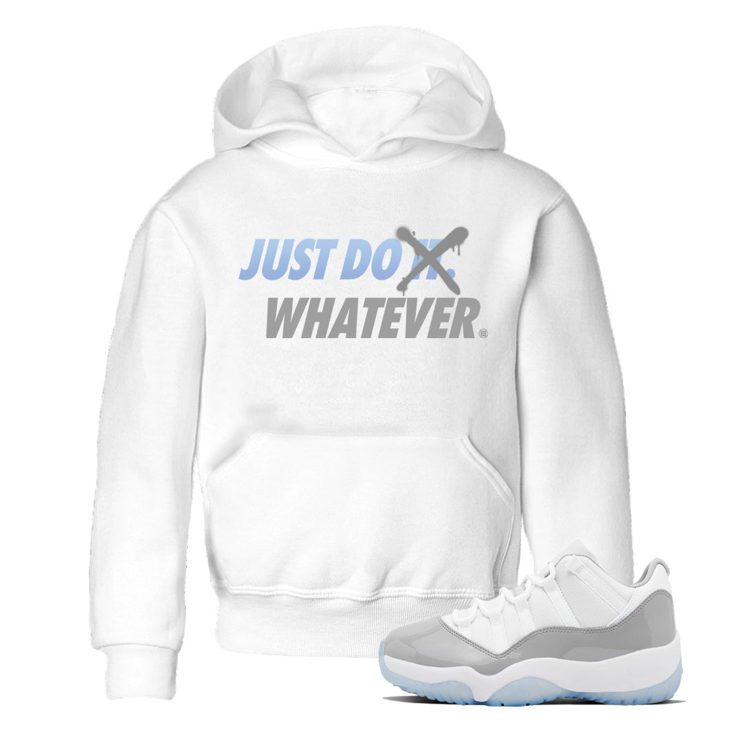 Air Jordan 11 White Cement Sneaker Match Tees Just Do Whatever Sneaker Tees Air Jordan 11 Cement Grey Sneaker Release Tees Kids Shirts White 1