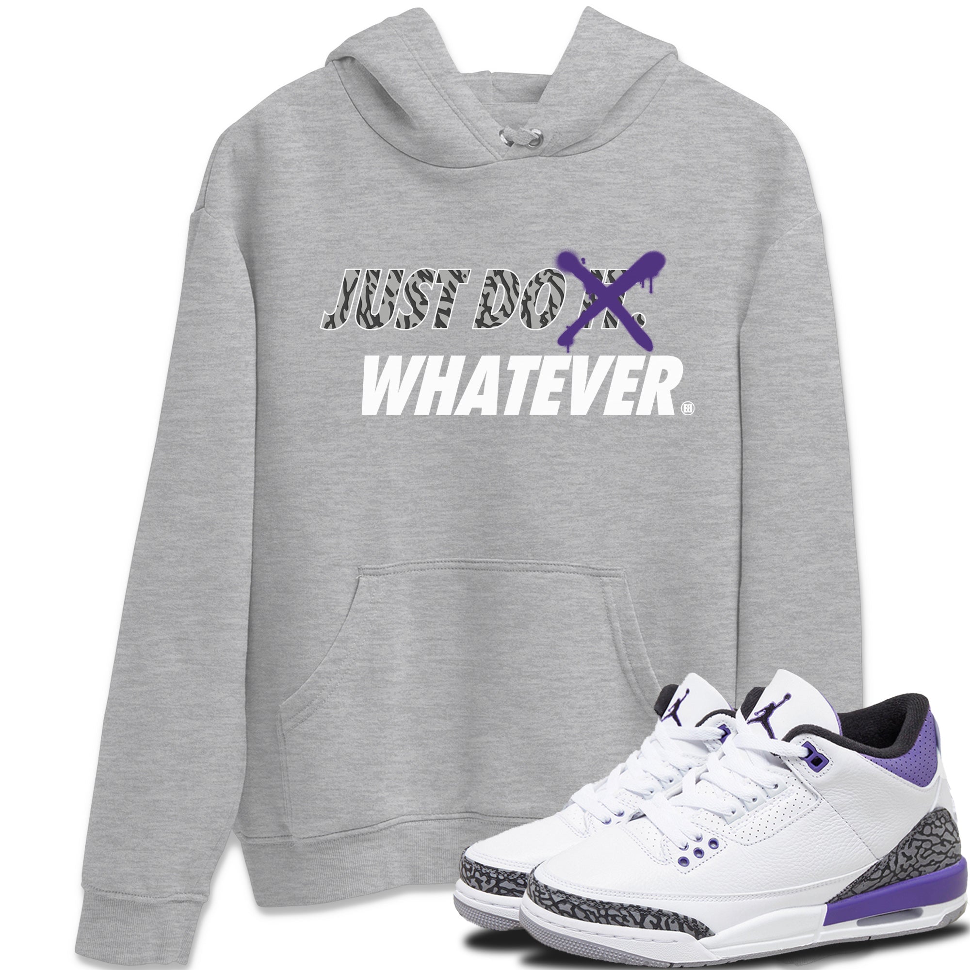 Jordan 3 Dark Iris Sneaker Match Tees Just Do Whatever Sneaker Tees Jordan 3 Dark Iris Sneaker Release Tees Unisex Shirts