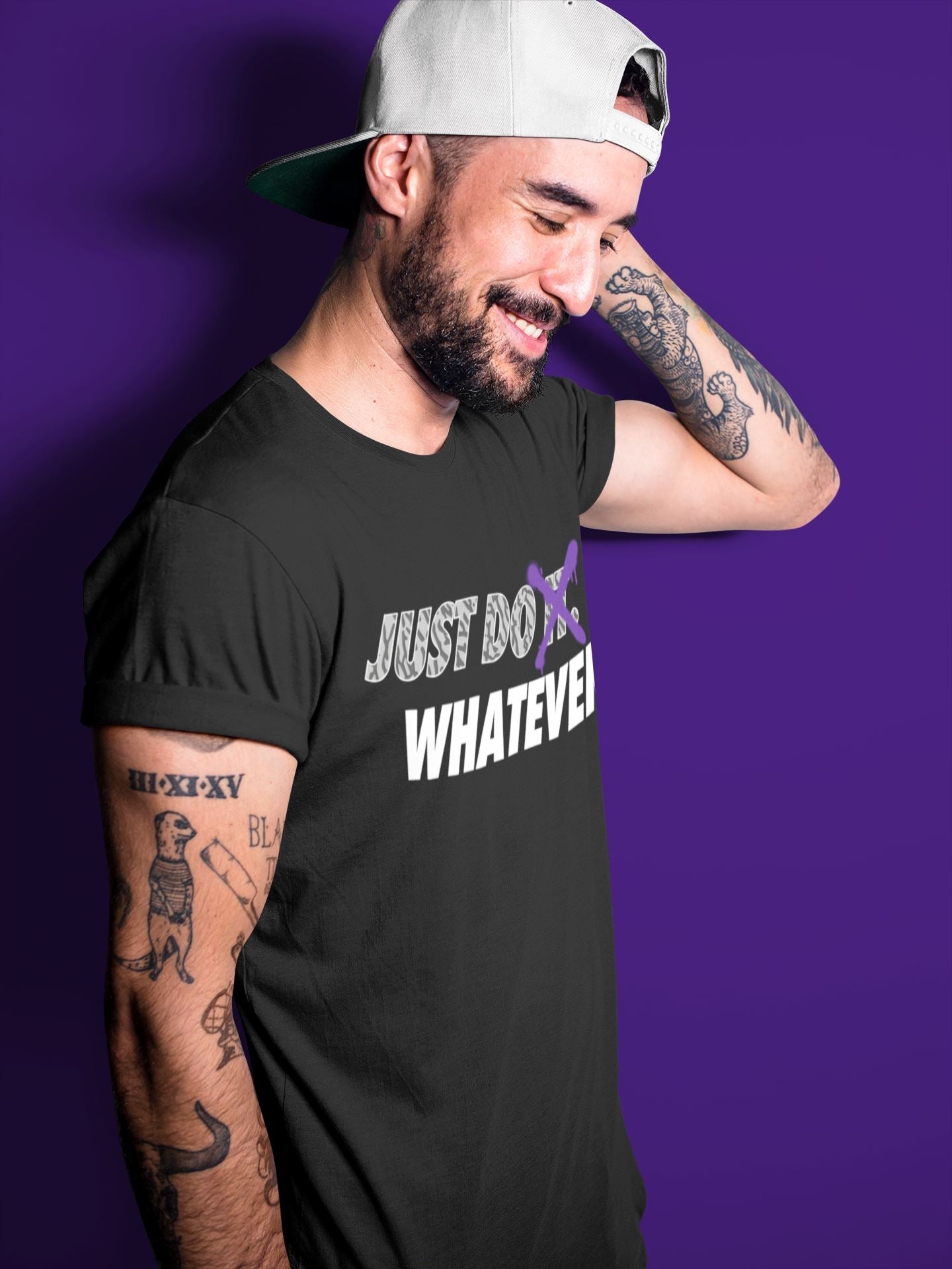 Jordan 3 Dark Iris Sneaker Match Tees Just Do Whatever Sneaker Tees Jordan 3 Dark Iris Sneaker Release Tees Unisex Shirts