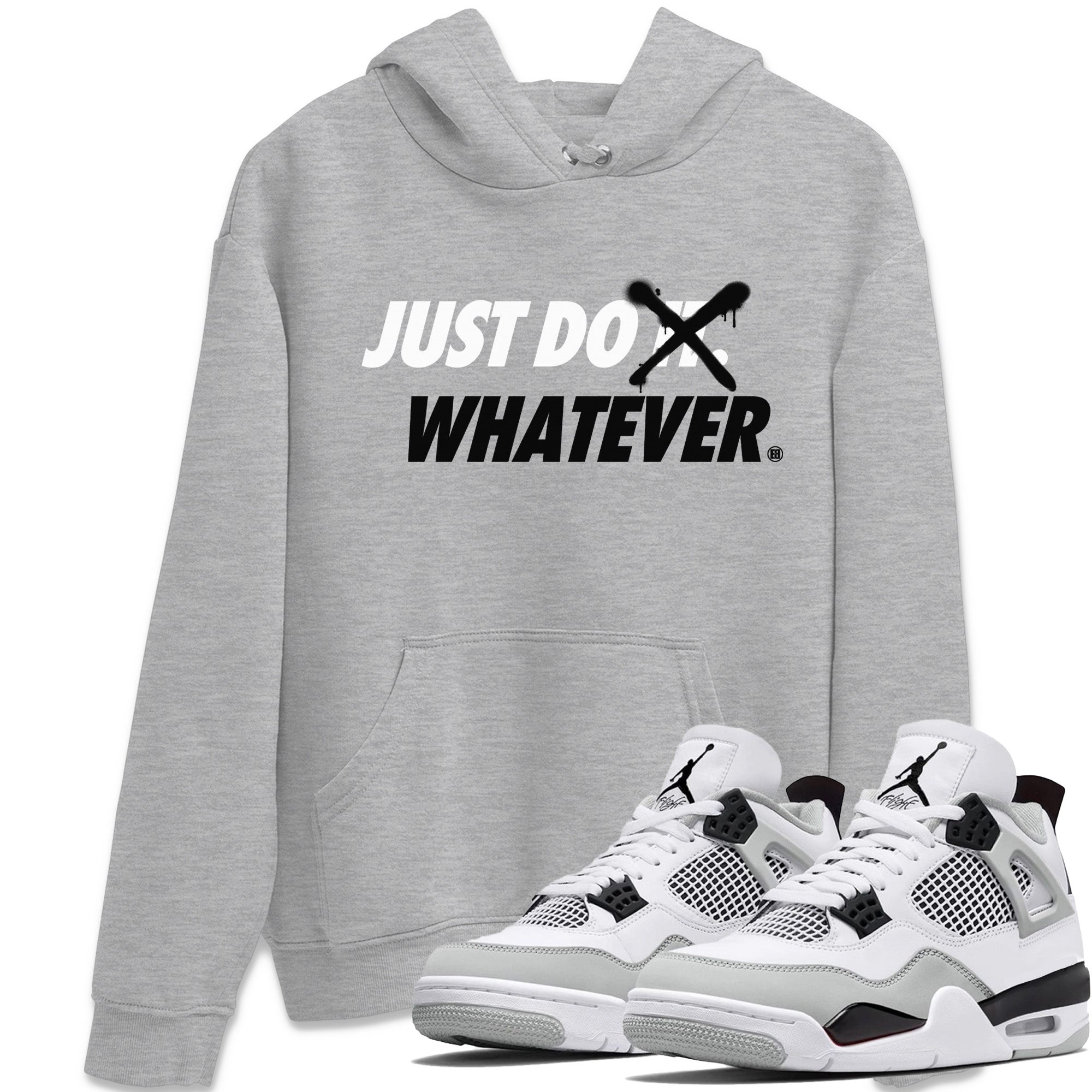 Jordan 4 Military Black Sneaker Match Tees Just Do Whatever Sneaker Tees Jordan 4 Military Black Sneaker Release Tees Unisex Shirts