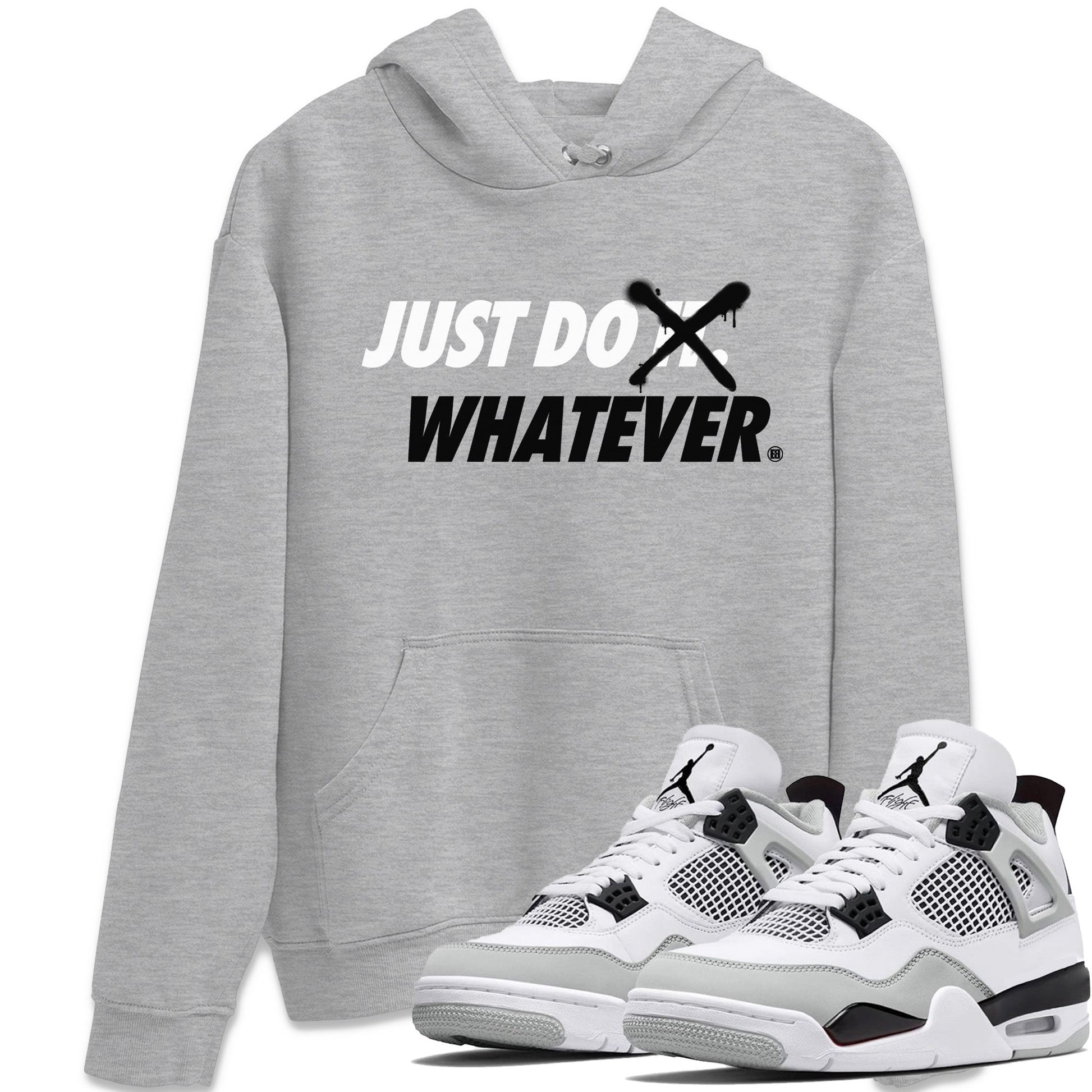 Jordan 4 Military Black Sneaker Match Tees Just Do Whatever Sneaker Tees Jordan 4 Military Black Sneaker Release Tees Unisex Shirts