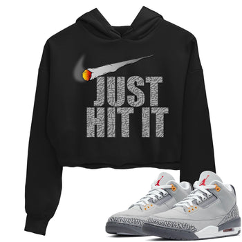 Jordan 3 Cool Grey Sneaker Match Tees Just Hit It Sneaker Tees Jordan 3 Cool Grey Sneaker Release Tees Women's Shirts