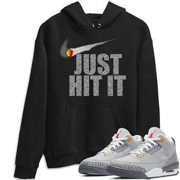 Jordan 3 Cool Grey Sneaker Match Tees Just Hit It Sneaker Tees Jordan 3 Cool Grey Sneaker Release Tees Unisex Shirts