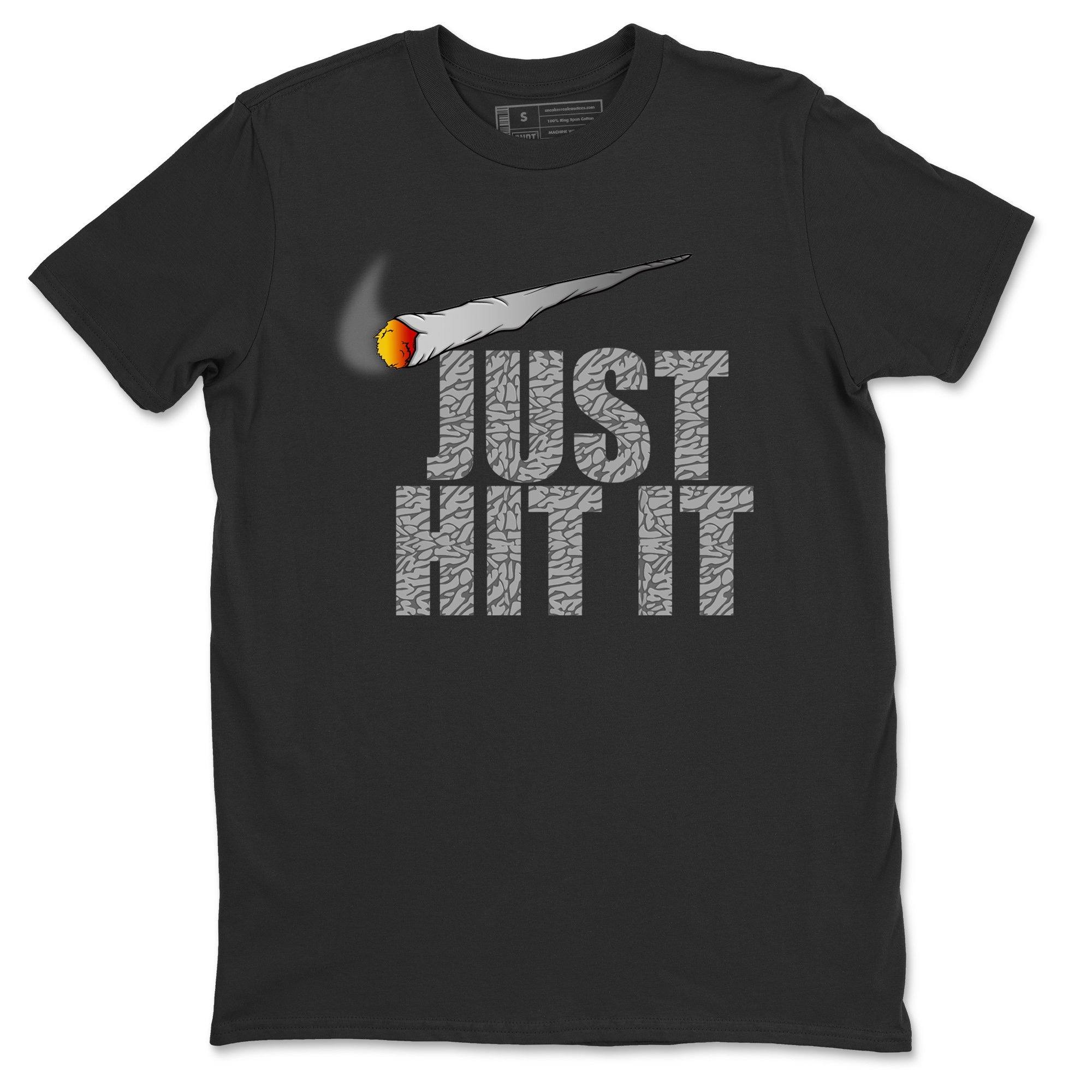 Jordan 3 Cool Grey Sneaker Match Tees Just Hit It Sneaker Tees Jordan 3 Cool Grey Sneaker Release Tees Unisex Shirts