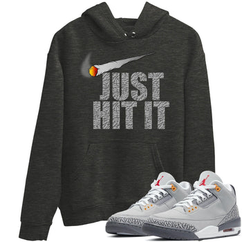 Jordan 3 Cool Grey Sneaker Match Tees Just Hit It Sneaker Tees Jordan 3 Cool Grey Sneaker Release Tees Unisex Shirts