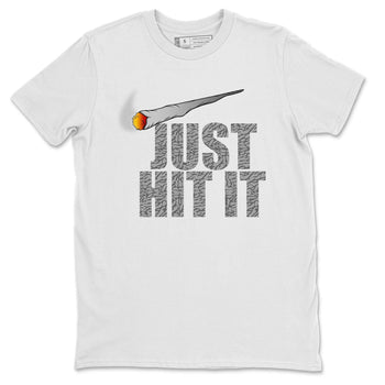 Jordan 3 Cool Grey Sneaker Match Tees Just Hit It Sneaker Tees Jordan 3 Cool Grey Sneaker Release Tees Unisex Shirts