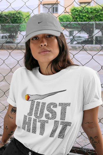 Jordan 3 Cool Grey Sneaker Match Tees Just Hit It Sneaker Tees Jordan 3 Cool Grey Sneaker Release Tees Unisex Shirts