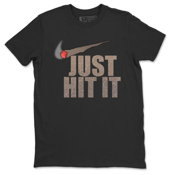 Jordan 4 Taupe Haze Sneaker Match Tees Just Hit It Sneaker Tees Jordan 4 Taupe Haze Sneaker Release Tees Unisex Shirts