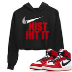 Jordan 1 Chicago Sneaker Match Tees Just Hit It Sneaker Tees Jordan 1 Chicago Sneaker Release Tees Women's Shirts