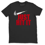 Jordan 1 Chicago Sneaker Match Tees Just Hit It Sneaker Tees Jordan 1 Chicago Sneaker Release Tees Unisex Shirts