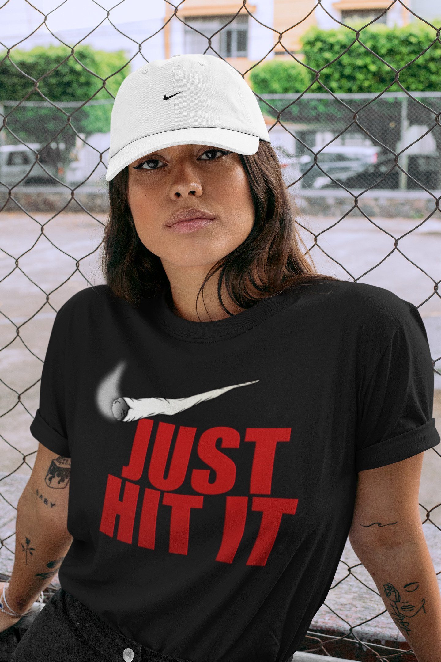 Jordan 1 Chicago Sneaker Match Tees Just Hit It Sneaker Tees Jordan 1 Chicago Sneaker Release Tees Unisex Shirts