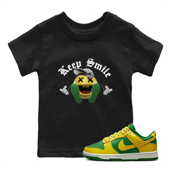 Dunk Reverse Brazil Sneaker Match Tees Keep Smiling Sneaker Tees Dunk Reverse Brazil Sneaker Release Tees Kids Shirts