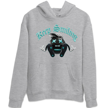 Air Force 1 Tiffany Sneaker Match Tees Keep Smiling Sneaker Tees Nike Tiffany AF1Sneaker Release Tees Unisex Shirts Heather Grey 2