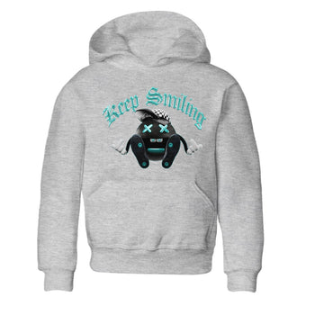 Air Force 1 Tiffany Sneaker Match Tees Keep Smiling Sneaker Tees Nike Tiffany AF1Sneaker Release Tees Kids Shirts Heather Grey 2