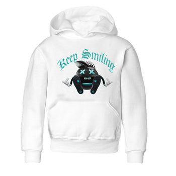 Air Force 1 Tiffany Sneaker Match Tees Keep Smiling Sneaker Tees Nike Tiffany AF1Sneaker Release Tees Kids Shirts White 2