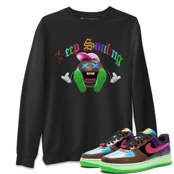 Air Force 1 Undefeated Fauna Brown Sneaker Match Tees Keep Smiling Sneaker Tees Air Force 1 Undefeated Fauna Brown Sneaker Release Tees Unisex Shirts