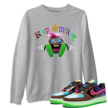 Air Force 1 Undefeated Fauna Brown Sneaker Match Tees Keep Smiling Sneaker Tees Air Force 1 Undefeated Fauna Brown Sneaker Release Tees Unisex Shirts
