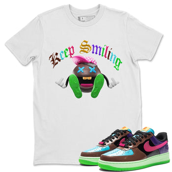 Air Force 1 Undefeated Fauna Brown Sneaker Match Tees Keep Smiling Sneaker Tees Air Force 1 Undefeated Fauna Brown Sneaker Release Tees Unisex Shirts