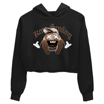 Air Force Low Chocolate shirt to match jordans Keep Smiling sneaker tees chocolate Nike Air Force Low Chocolate SNRT Sneaker Release Tees Black 2 Crop T-Shirt