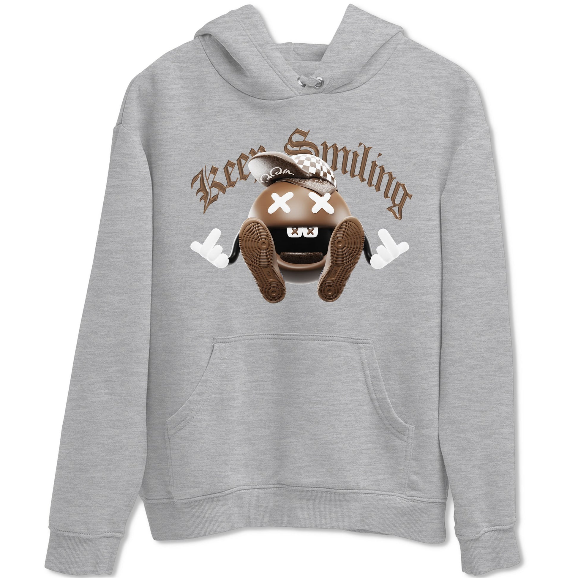 Air Force Low Chocolate shirt to match jordans Keep Smiling sneaker tees chocolate Nike Air Force Low Chocolate SNRT Sneaker Release Tees Unisex Heather Grey 2 T-Shirt