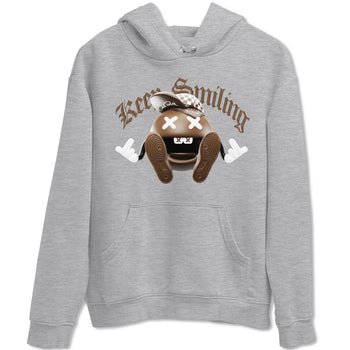 Air Force Low Chocolate shirt to match jordans Keep Smiling sneaker tees chocolate Nike Air Force Low Chocolate SNRT Sneaker Release Tees Unisex Heather Grey 2 T-Shirt
