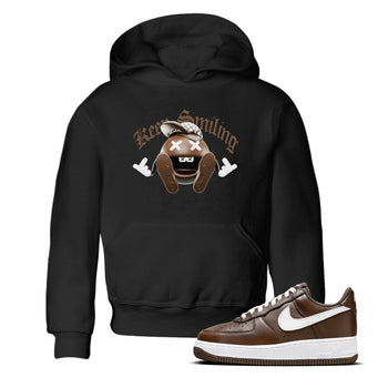 Air Force Low Chocolate shirt to match jordans Keep Smiling sneaker tees chocolate Nike Air Force Low Chocolate SNRT Sneaker Release Tees Baby Toddler Black 1 T-Shirt