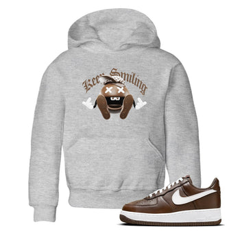 Air Force Low Chocolate shirt to match jordans Keep Smiling sneaker tees chocolate Nike Air Force Low Chocolate SNRT Sneaker Release Tees Baby Toddler Heather Grey 1 T-Shirt