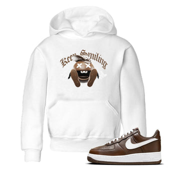 Air Force Low Chocolate shirt to match jordans Keep Smiling sneaker tees chocolate Nike Air Force Low Chocolate SNRT Sneaker Release Tees Baby Toddler White 1 T-Shirt