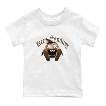 Air Force Low Chocolate shirt to match jordans Keep Smiling sneaker tees chocolate Nike Air Force Low Chocolate SNRT Sneaker Release Tees Baby Toddler White 2 T-Shirt