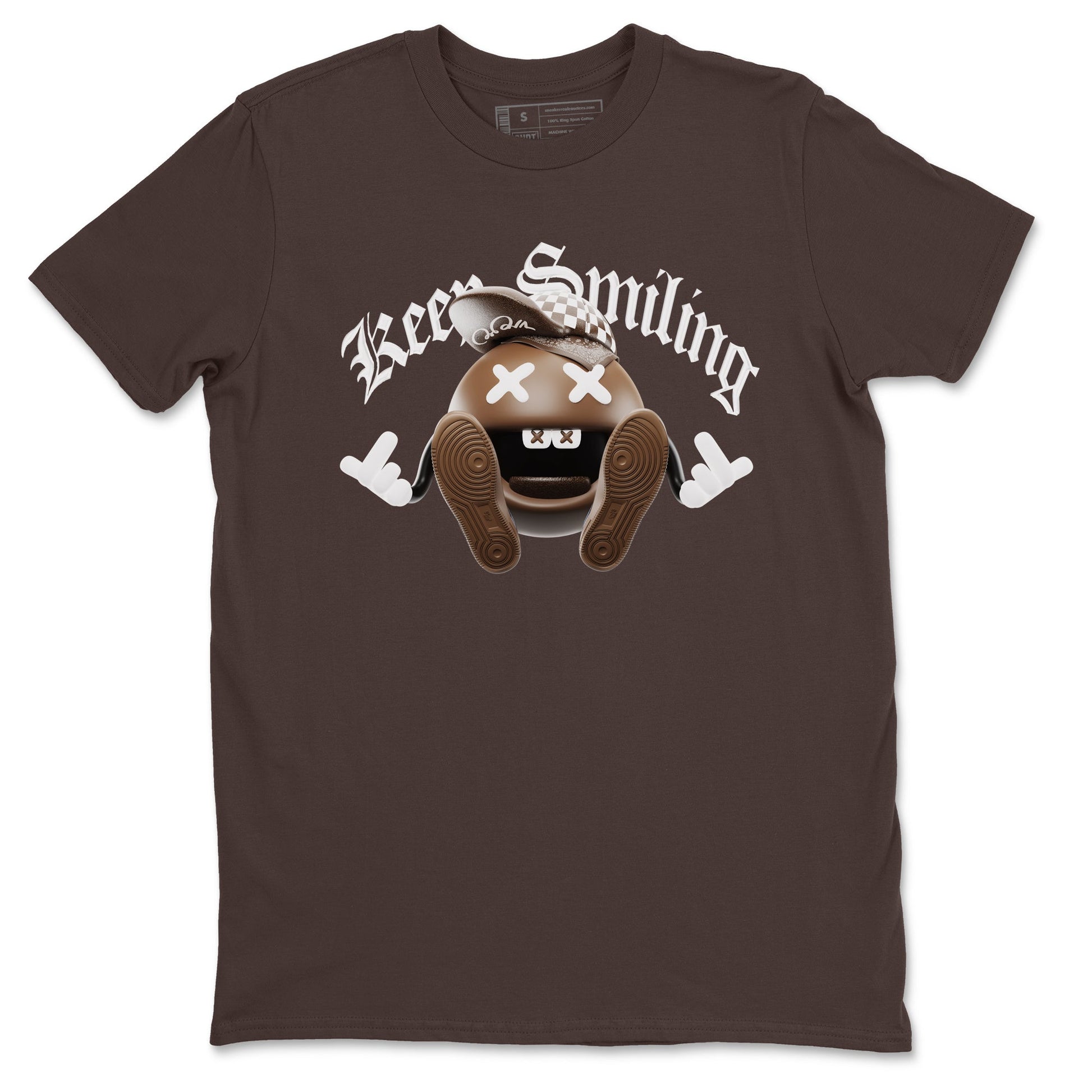 Air Force Low Chocolate shirt to match jordans Keep Smiling sneaker tees chocolate Nike Air Force Low Chocolate SNRT Sneaker Release Tees Unisex Dark Chocolate 2 T-Shirt