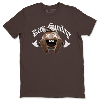 Air Force Low Chocolate shirt to match jordans Keep Smiling sneaker tees chocolate Nike Air Force Low Chocolate SNRT Sneaker Release Tees Unisex Dark Chocolate 2 T-Shirt