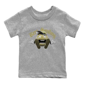 Air Jordan 1 Travis Scott Golf shirt to match jordans Keep Smiling sneaker tees AJ1 lowTravis Scott Golf SNRT Sneaker Release Tees Baby Toddler Heather Grey 2 T-Shirt