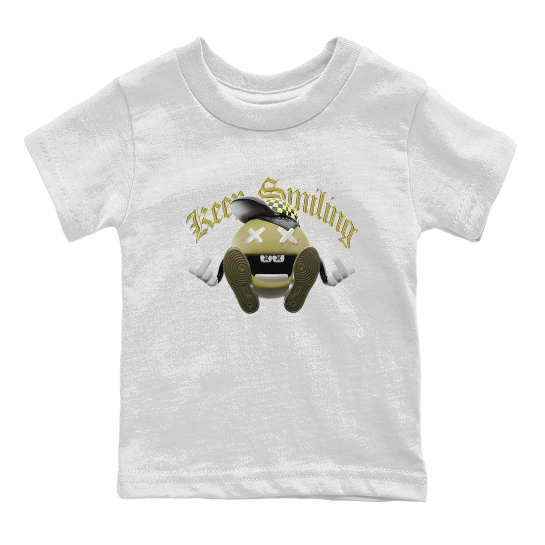 Air Jordan 1 Travis Scott Golf shirt to match jordans Keep Smiling sneaker tees AJ1 lowTravis Scott Golf SNRT Sneaker Release Tees Baby Toddler White 2 T-Shirt